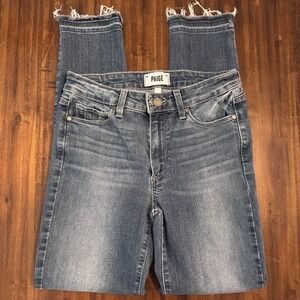 Paige Hoxton Ankle Peg Jeans Size 27 Skinny High Rise